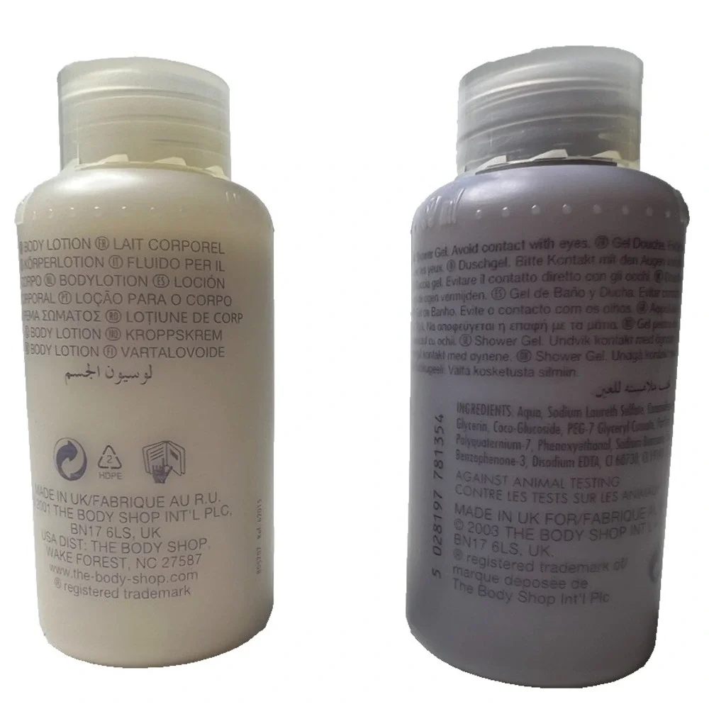 The Body Shop White Musk Body Lotion 60ml & Shower‎ Gel 60ml Hard to Find New